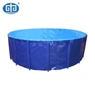 Factory wholesale china fish tank plastic aquaculture fiber round fish farming tanks for fish farming
