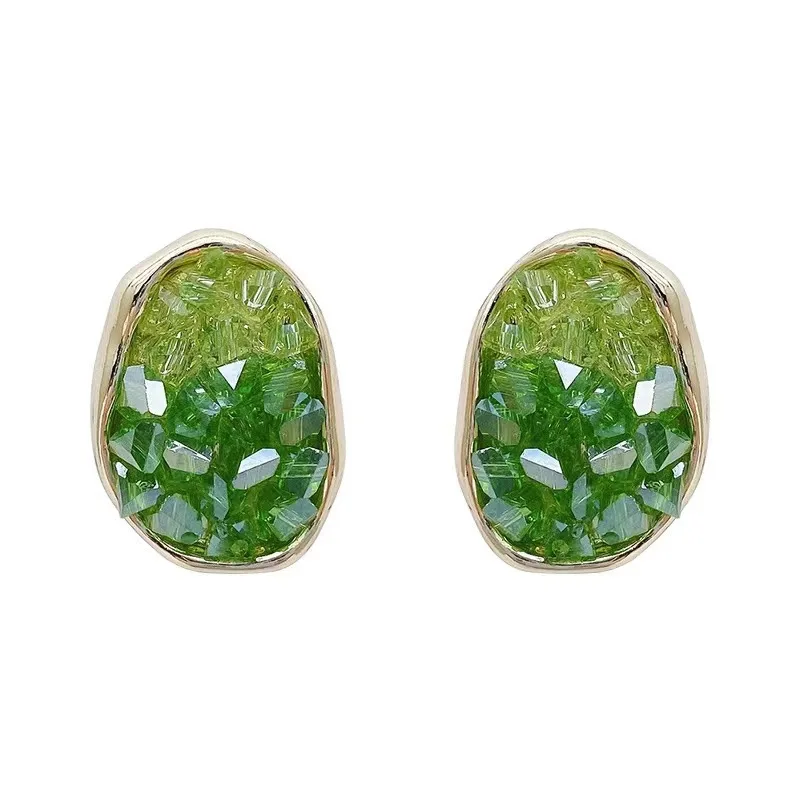 Minimalist Oval Shaped Earrings Gradient Earrings Rhinestone Stud Earrings For Women
Minimalist Oval Shaped Earrings Gradient Earrings Rhinestone Stud Earrings For Women