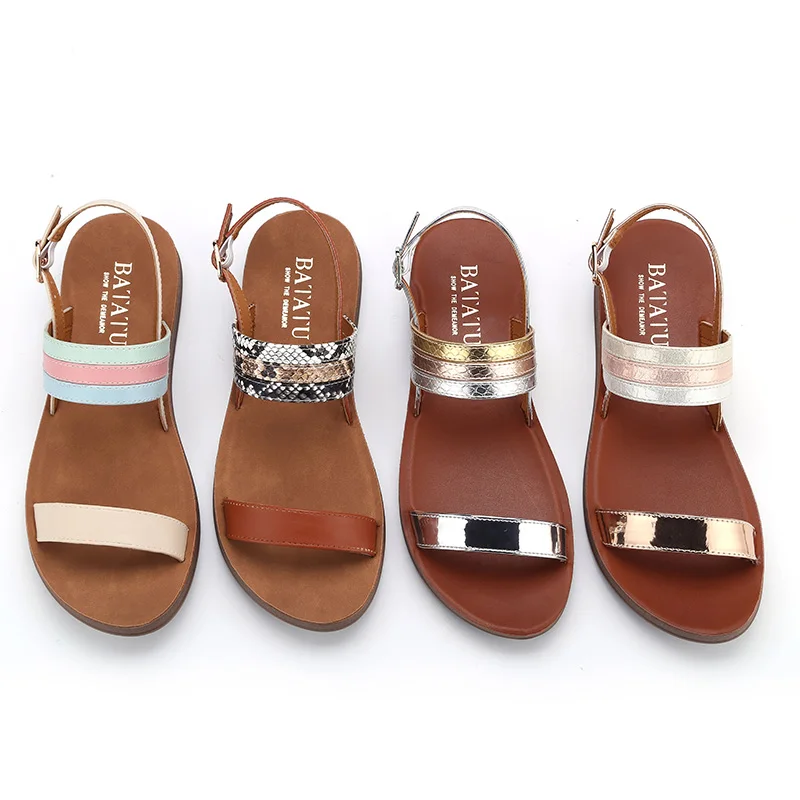 Comfortable And Fashionable New Trend Candy Color Ladies Ankle Strap Sandals Flat, Picture
Comfortable And Fashionable New Trend Candy Color Ladies Ankle Strap Sandals Flat, Picture