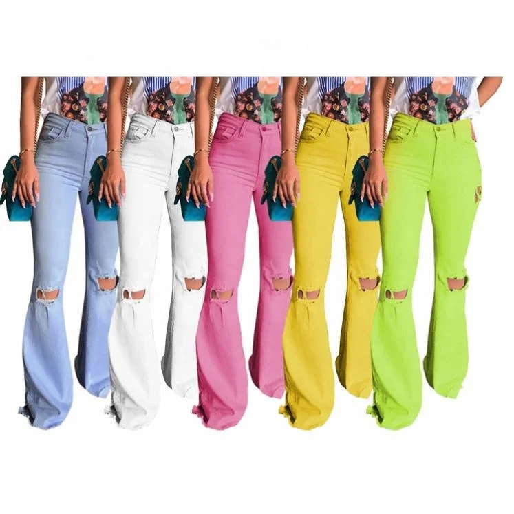 2021 Casual Women Denim Pants High Waist Wash Wide Leg Hole Plus Size Ladies Long Jeans, Picture
2021 Casual Women Denim Pants High Waist Wash Wide Leg Hole Plus Size Ladies Long Jeans, Picture