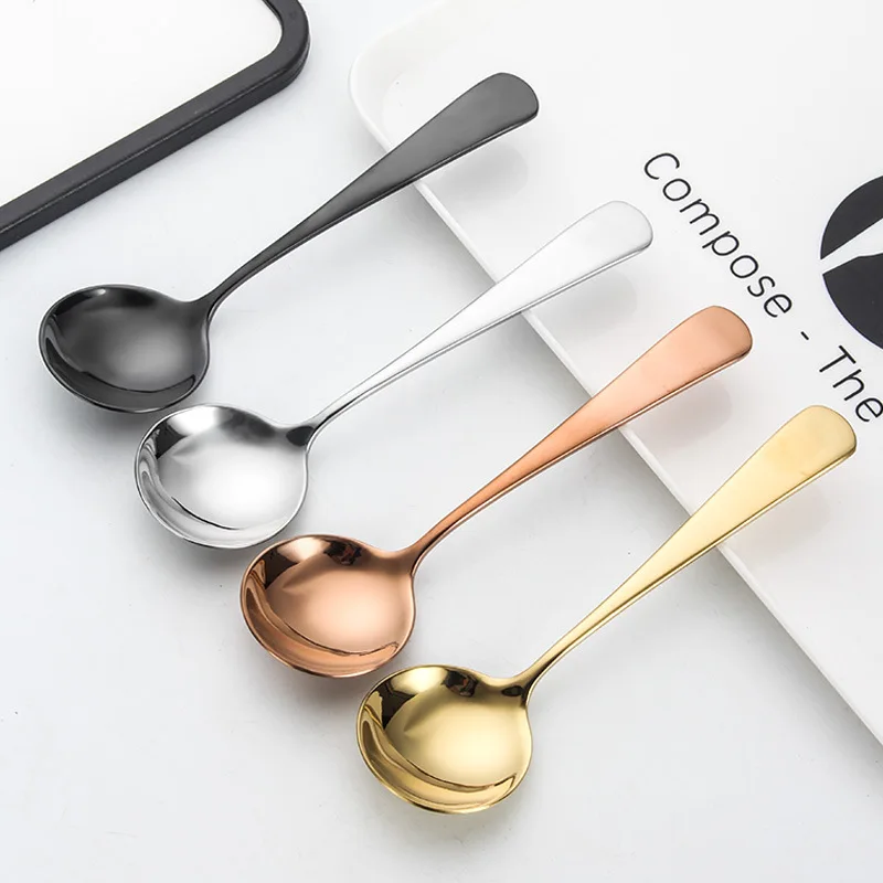 Amazon Best Sellers Cadbury Egg N Spoon Ice Cream Spoon Coloful Handle Stainless Steel Soup Spoon, Silver/rose gold/gold/black/gold+painted
Amazon Best Sellers Cadbury Egg N Spoon Ice Cream Spoon Coloful Handle Stainless Steel Soup Spoon, Silver/rose gold/gold/black/gold+painted