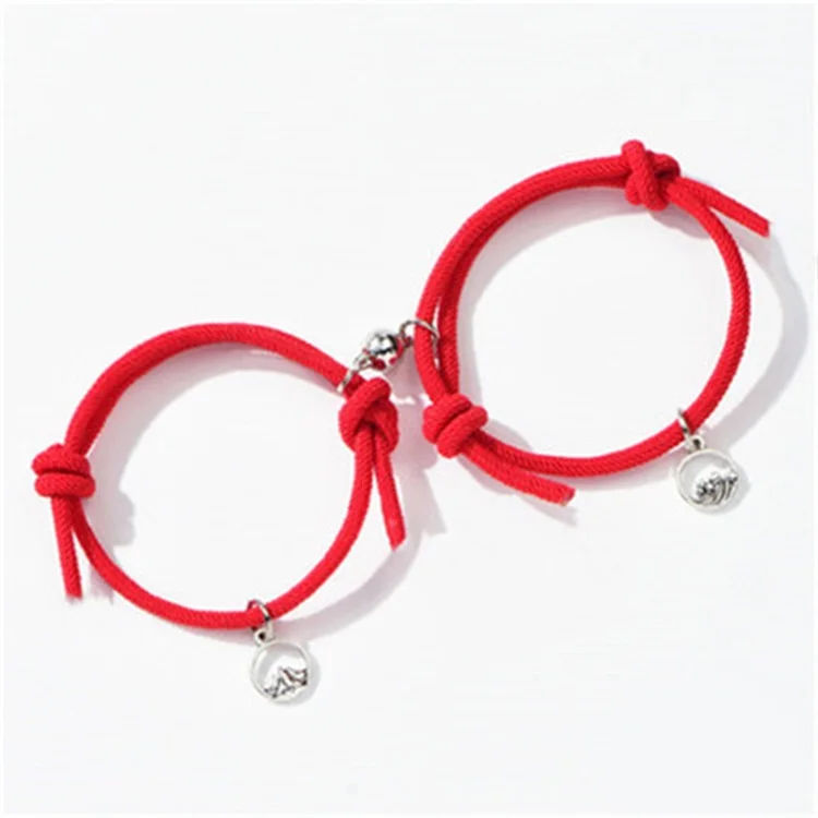 Men Charm Bracelet Women Handmade Rope Personality Temperament Chain Solemn Pledge Friendship Magnetic Love Couple Bracelets, Picture shows
Men Charm Bracelet Women Handmade Rope Personality Temperament Chain Solemn Pledge Friendship Magnetic Love Couple Bracelets, Picture shows