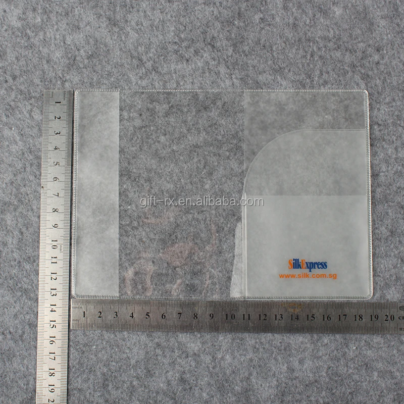 Wholesale plastic PVC Passport holder cover,travel document holder