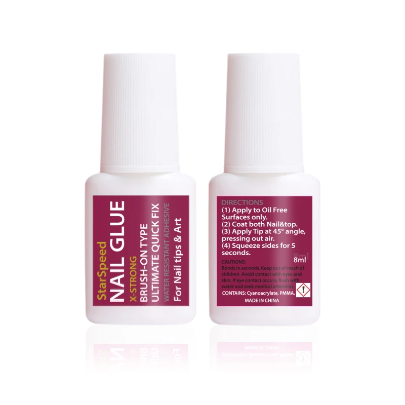 8ml Brush on Nail Glue Custom Private Label Strong Nail Gel Adhesive Art Crystal Nail Glue
8ml Brush on Nail Glue Custom Private Label Strong Nail Gel Adhesive Art Crystal Nail Glue