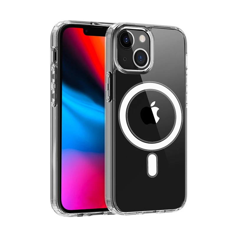 Wholesale Hot Selling High Quality Clear Soft TPU Acrylic 1.5MM 2 IN 1 Shockproof Magnetic Phone Case For Iphone 13 pro max
Wholesale Hot Selling High Quality Clear Soft TPU Acrylic 1.5MM 2 IN 1 Shockproof Magnetic Phone Case For Iphone 13 pro max
