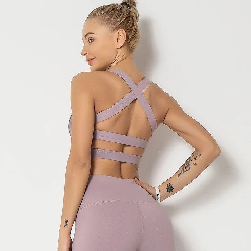 Women Running Fitness Training Running High-Strength Shockproof Padded One Shoulder Yoga Bra, Customized color
Women Running Fitness Training Running High-Strength Shockproof Padded One Shoulder Yoga Bra, Customized color