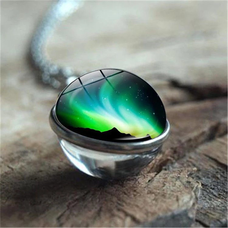 Popular Silver Double Side Ball Pendant Chain Electroplating Necklace Aurora Necklace For Lovers And Friends, Picture
Popular Silver Double Side Ball Pendant Chain Electroplating Necklace Aurora Necklace For Lovers And Friends, Picture