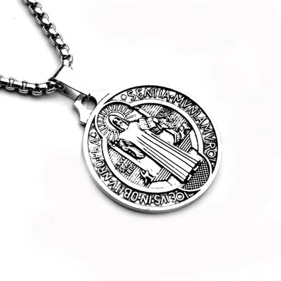 New Virgin Mary Men's necklace Personality stainless steel necklace European and American vintage jewelry
New Virgin Mary Men's necklace Personality stainless steel necklace European and American vintage jewelry
