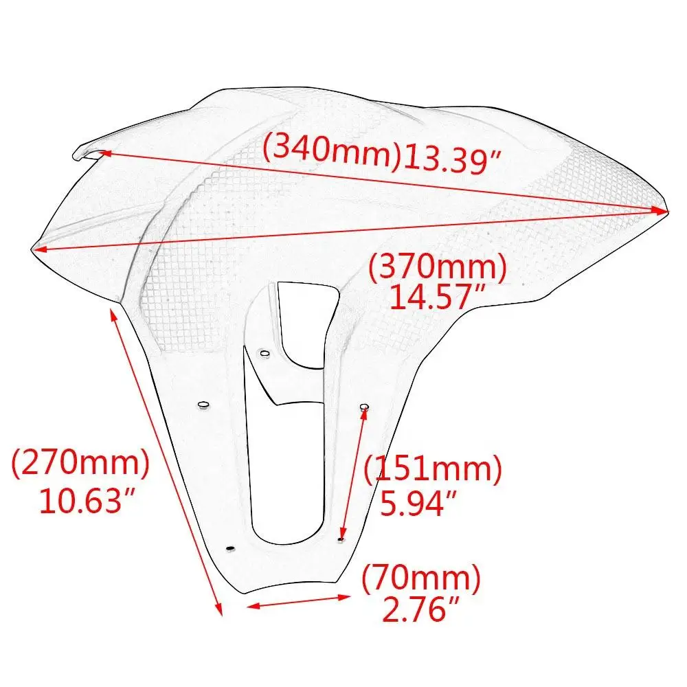 Factory Direct Sales Wholesale Universal Motorcycle Black Rear Wheel Cover Fender Mudflap Mudguard Splash Guard
