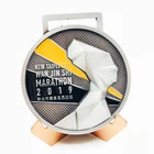 2019 new design custom metal marathon sport medallion