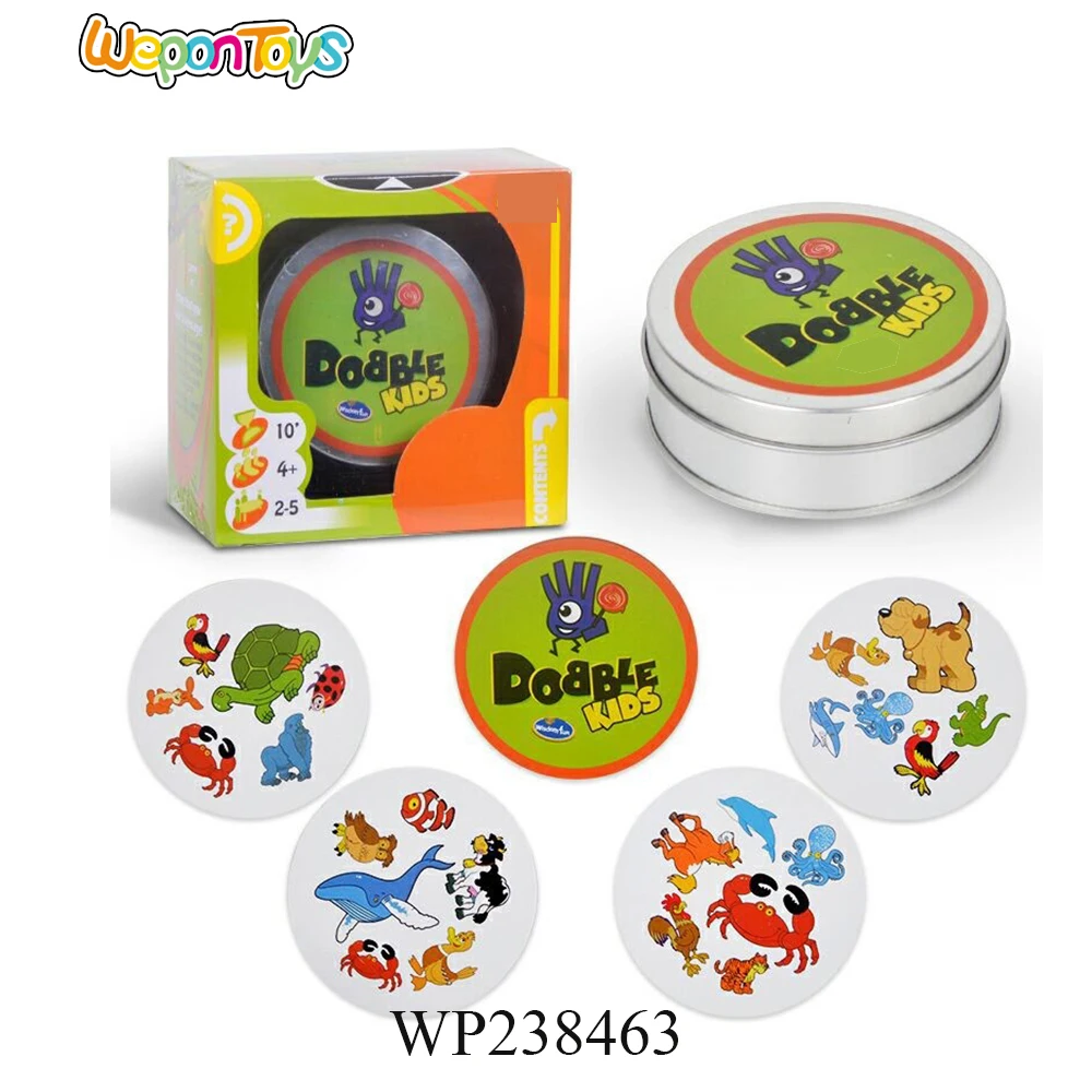 wholesale educational funny handheld brain play card party game spot it game for kids
wholesale educational funny handheld brain play card party game spot it game for kids