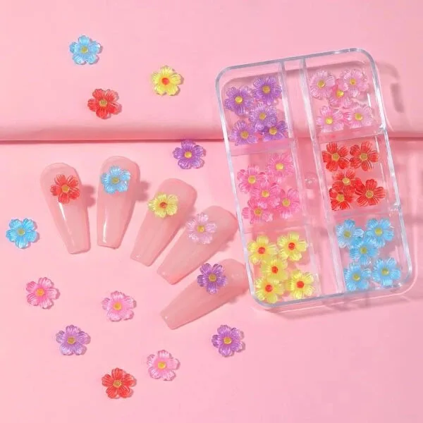 Manicure DIY Decorations Mixed Color Fairy Flower Nail Charms 3D Gradient Acrylic Resin Flower Nail Art Accessories
Manicure DIY Decorations Mixed Color Fairy Flower Nail Charms 3D Gradient Acrylic Resin Flower Nail Art Accessories