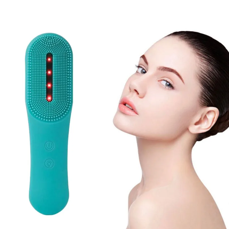 2021 Electric USB Waterproof Photon Rejuvenation Face Massager Facial Cleansing Brush Silicone Face Brush For Deep Exfoliating, Black/white/rose gold
2021 Electric USB Waterproof Photon Rejuvenation Face Massager Facial Cleansing Brush Silicone Face Brush For Deep Exfoliating, Black/white/rose gold
