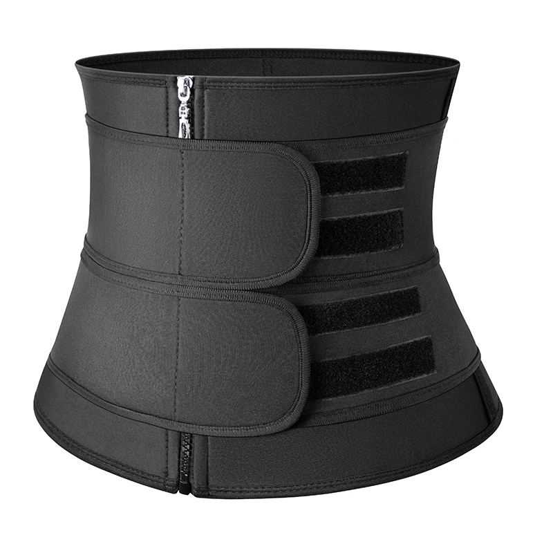Custom Logo Black Compression Workout Girdle Women Double Belt Sweat Neoprene Waist Traine
Custom Logo Black Compression Workout Girdle Women Double Belt Sweat Neoprene Waist Traine