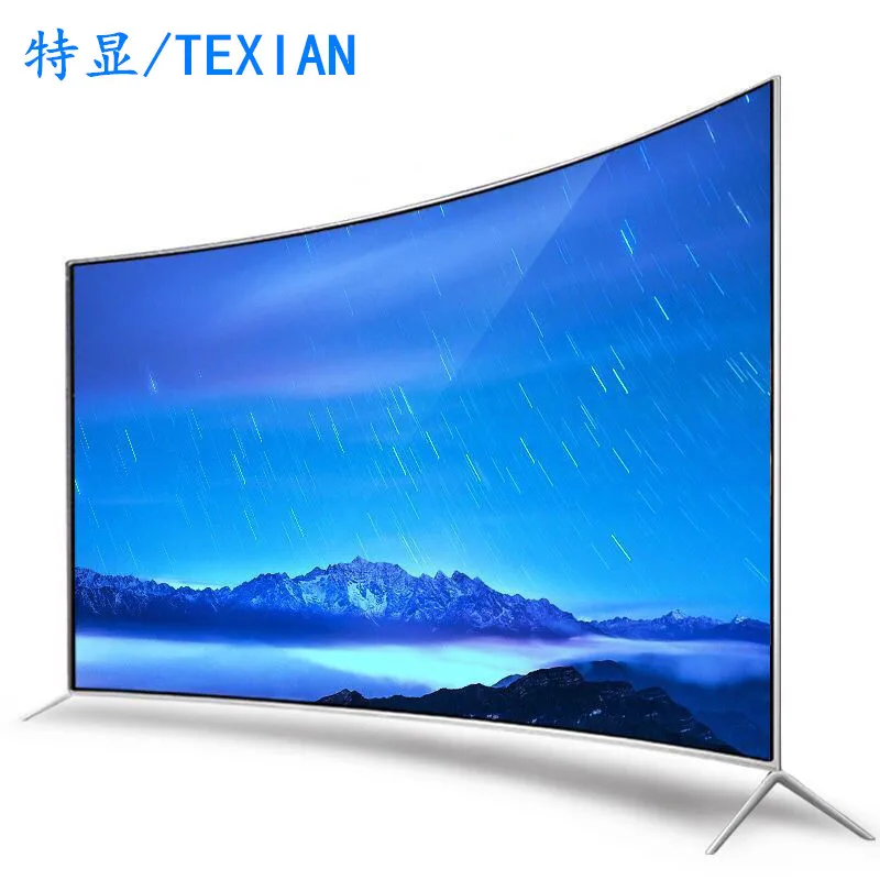 

Hot sale curved smart tv 55 Inch led android 4K ultra-thin explosion-proof screen televisions