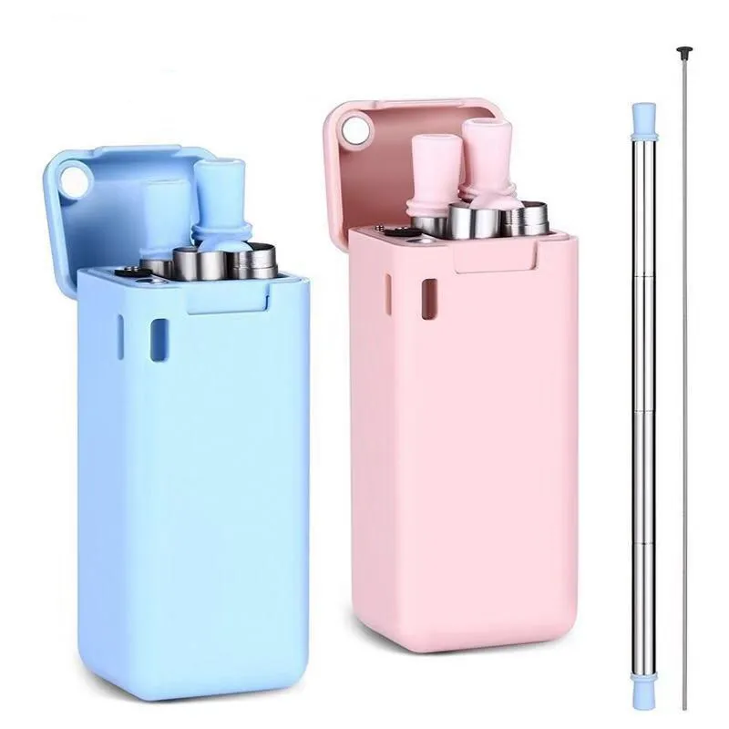 Silicone Reusable Straw Set Foldable Telescopic Straw Manufacturer, Silver,rose gold,gold,black,blue,purple
Silicone Reusable Straw Set Foldable Telescopic Straw Manufacturer, Silver,rose gold,gold,black,blue,purple