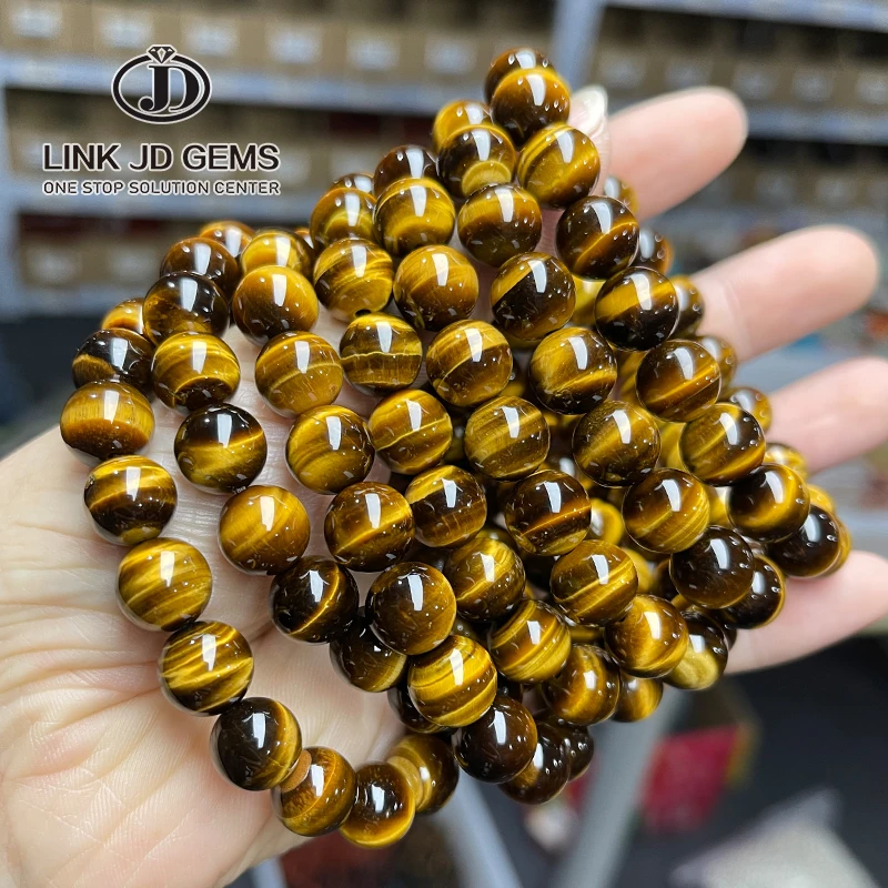 Original Natural Tiger eye Gemstone Smooth Round Beads Stretch Bracelet 8/10mm 7A Natural Yellow Tiger Eyes Stone Bracelet
Original Natural Tiger eye Gemstone Smooth Round Beads Stretch Bracelet 8/10mm 7A Natural Yellow Tiger Eyes Stone Bracelet