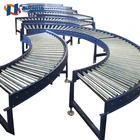 Home Appliance Gravity Carbon Steel Roller Curve Conveyor