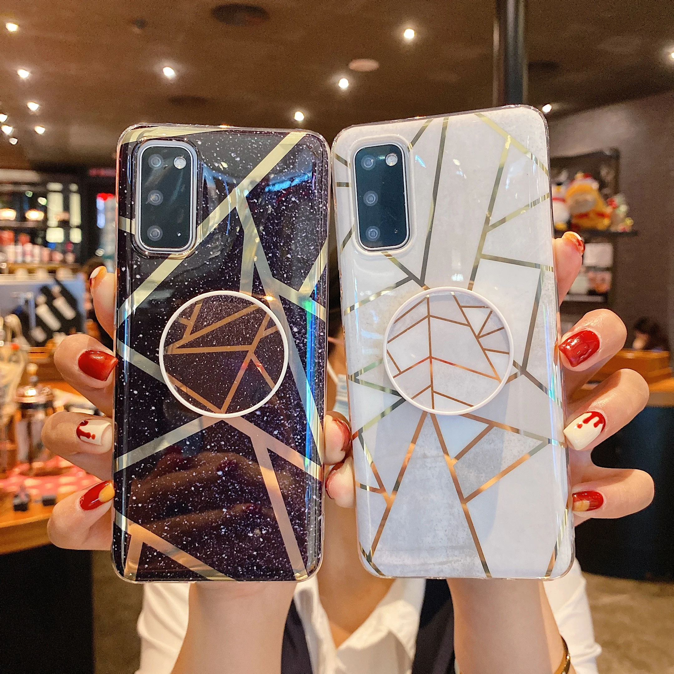 Pop Back Grip Stand Holder Cover For Samsung A21s A20 A31 Note9 Note10 Pro S21 Ultra S9 Plus Soft Silicone Marble Phone Case
Pop Back Grip Stand Holder Cover For Samsung A21s A20 A31 Note9 Note10 Pro S21 Ultra S9 Plus Soft Silicone Marble Phone Case