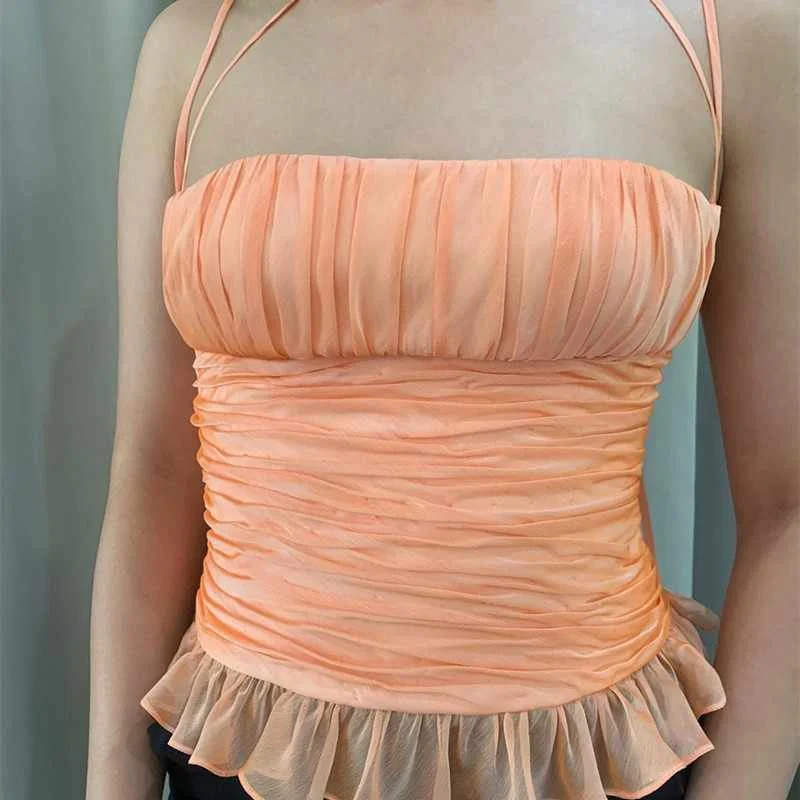 Winter New Sexy One Word Shoulder Lady Condole Belt Hangs Neck Condole Belt Of Flounces Edge Net Gauze Vest
Winter New Sexy One Word Shoulder Lady Condole Belt Hangs Neck Condole Belt Of Flounces Edge Net Gauze Vest