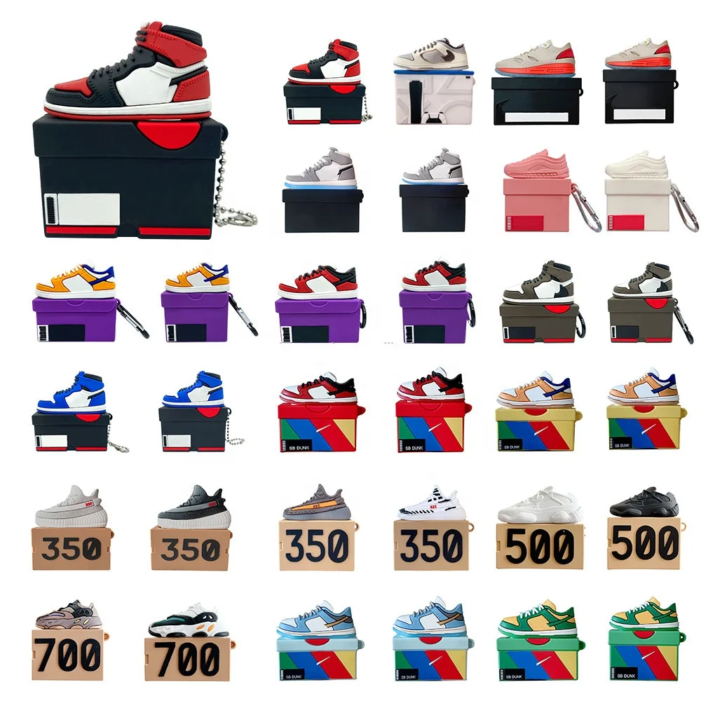 2021 2020 Fashion silicone shoe box AJ niki style airpod case For pro case For case 2 3 pro, Multi colors
2021 2020 Fashion silicone shoe box AJ niki style airpod case For pro case For case 2 3 pro, Multi colors