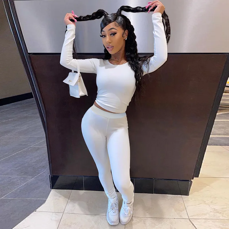 2021 autumn new design white back bandage long sleeve blouse and pants girls' clothing sets custom logo two piece pants set, 2 colors
2021 autumn new design white back bandage long sleeve blouse and pants girls' clothing sets custom logo two piece pants set, 2 colors