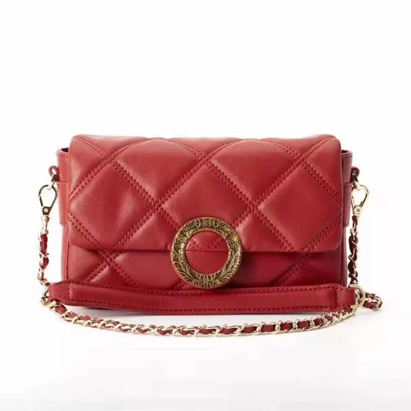 2021 Elegant Small Square Chain Bag Genuine Leather Shoulder Bag Custom Women Messenger Bag Diamond Pattern Crossbody
2021 Elegant Small Square Chain Bag Genuine Leather Shoulder Bag Custom Women Messenger Bag Diamond Pattern Crossbody