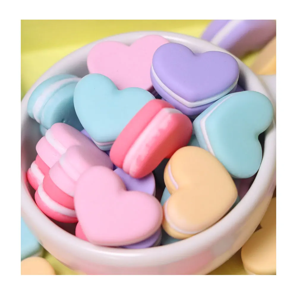 Kawaii Flatback Heart Bead 100pcs Resin Colorful Macaroon Style Resin Cabochon Charms for Decor Accessory
Kawaii Flatback Heart Bead 100pcs Resin Colorful Macaroon Style Resin Cabochon Charms for Decor Accessory