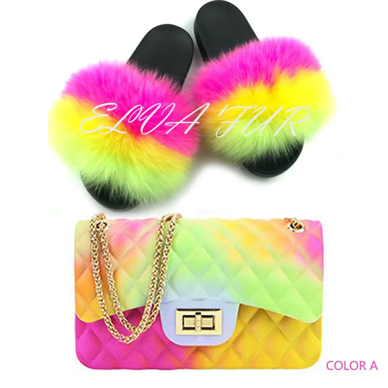 2020 ELVA FUR Wholesale New Design Popular Real Fluffy Cute EVA Sole Red Raccoon Fur Slides Slippers Indoor fur slides, Colours
2020 ELVA FUR Wholesale New Design Popular Real Fluffy Cute EVA Sole Red Raccoon Fur Slides Slippers Indoor fur slides, Colours