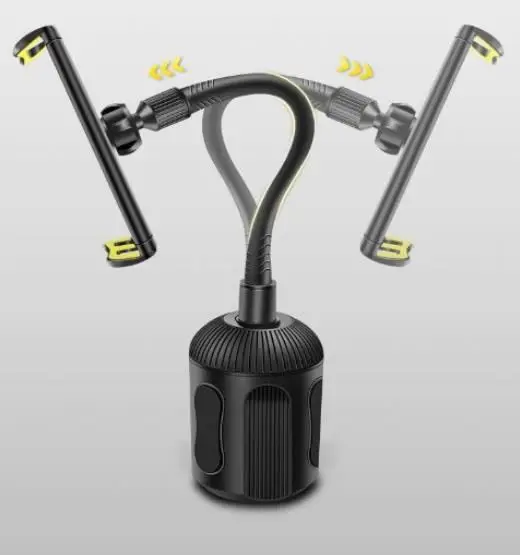 Factory car phone holder tablet bracket 360 degree rotation cup phone stand with flexible goose neck, Black yellow
Factory car phone holder tablet bracket 360 degree rotation cup phone stand with flexible goose neck, Black yellow