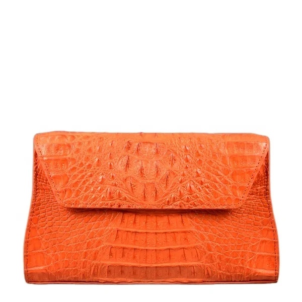 Genuine crocodile skin lady clutch bags women orange leather bags luxury fashion designer purse brand handbags
Genuine crocodile skin lady clutch bags women orange leather bags luxury fashion designer purse brand handbags