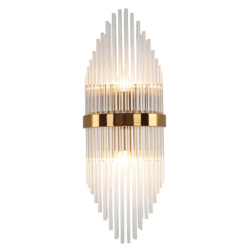 Post modern Crystal Glass Wall Lamp Simple Living Room Bedroom Bedside Corridor Wallway wall lamp
Post modern Crystal Glass Wall Lamp Simple Living Room Bedroom Bedside Corridor Wallway wall lamp