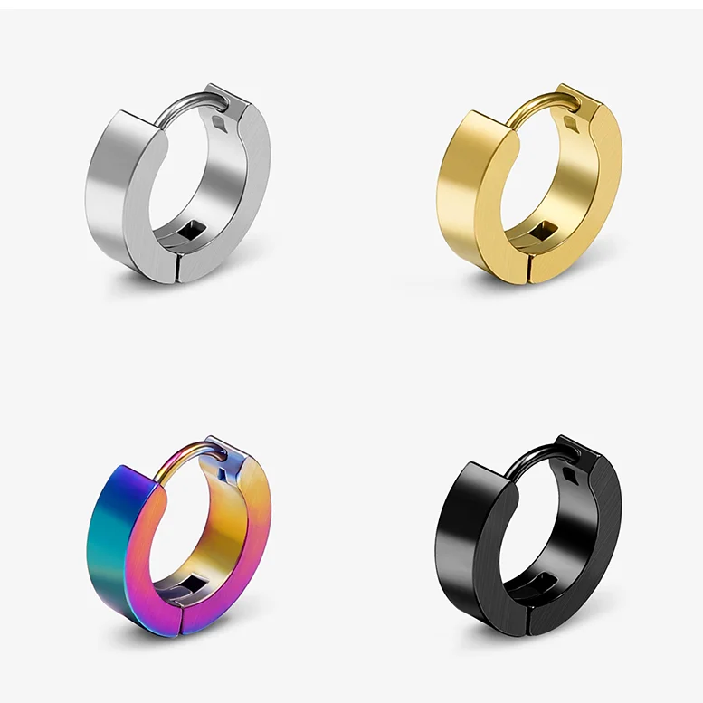 New Designer Style Titanium Steel Men's Ear Buckle Stud Earrings Wholesale Fashion Simple
New Designer Style Titanium Steel Men's Ear Buckle Stud Earrings Wholesale Fashion Simple