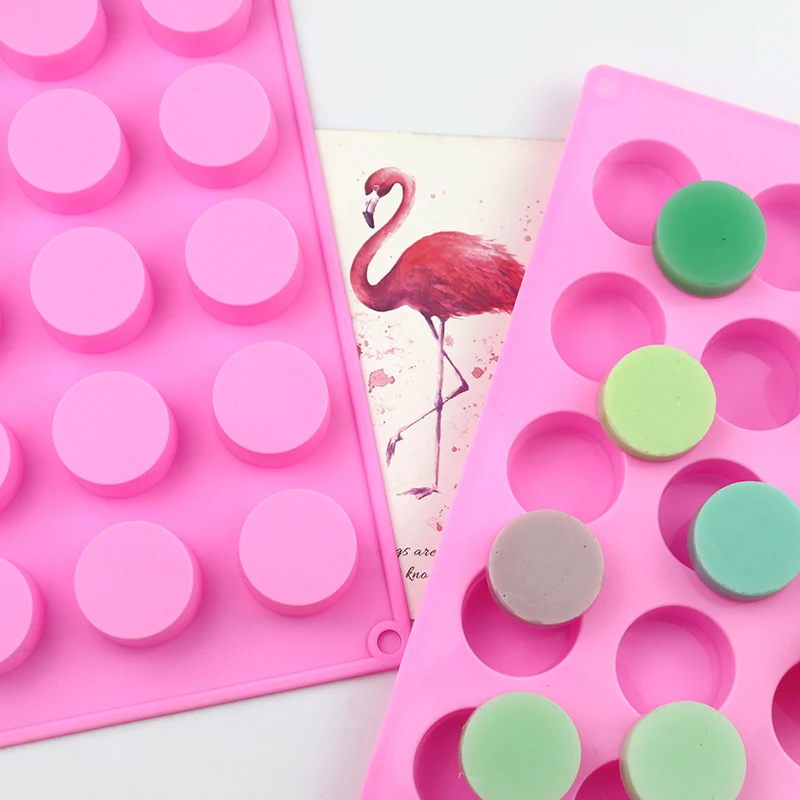 399 stock silicone soap mold trays with 15 hole Small cylinder silicone chocolate mold, silicone cake mold
399 stock silicone soap mold trays with 15 hole Small cylinder silicone chocolate mold, silicone cake mold