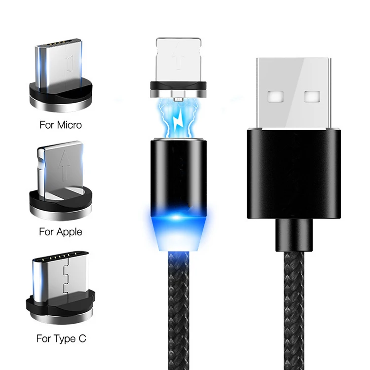 Hot Selling Nylon Braided 360 Degree Rotatable LED USB Cable with Plug Storage3 In 1 Magnetic Charging Cable, Black/red/silver/ gold/gray
Hot Selling Nylon Braided 360 Degree Rotatable LED USB Cable with Plug Storage3 In 1 Magnetic Charging Cable, Black/red/silver/ gold/gray