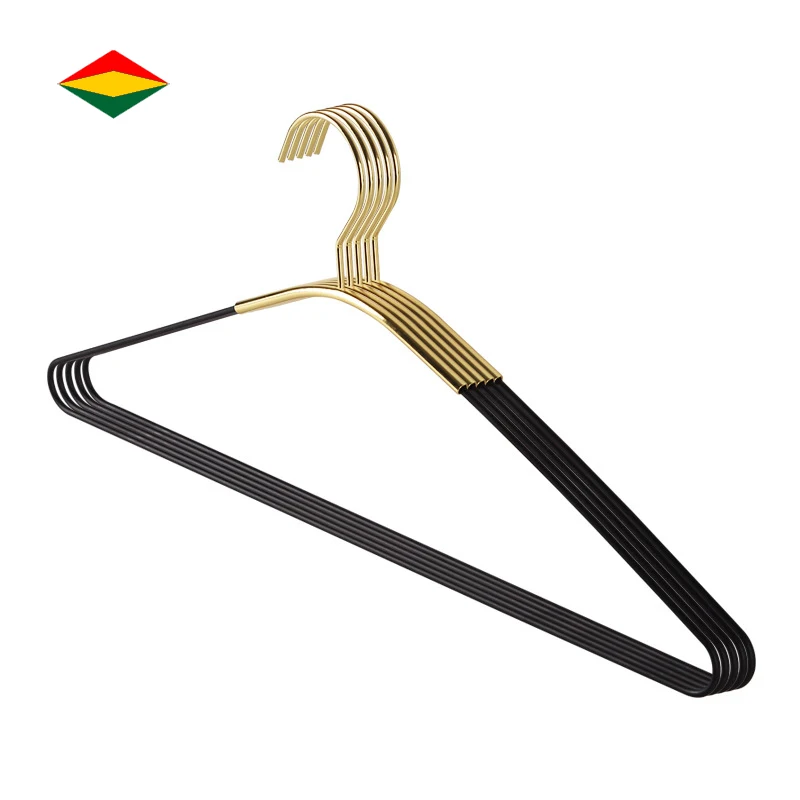 Wholesale Cloth Hanger Light Luxury Style Black Gold Iron Art Nordic Simplicity Metal Clothes Hangers, Black and gold
Wholesale Cloth Hanger Light Luxury Style Black Gold Iron Art Nordic Simplicity Metal Clothes Hangers, Black and gold