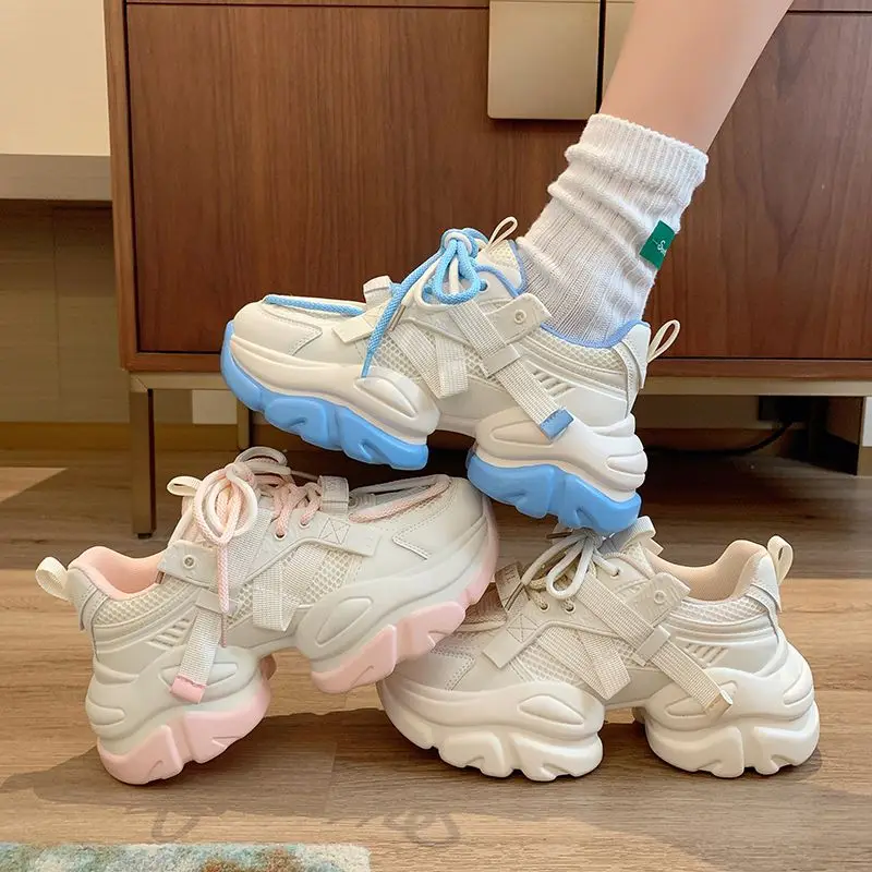 Dropshipping 2023 Spring New Thick Sole Platform Casual Running Shoe Muti color Chunky Women Sneakers
Dropshipping 2023 Spring New Thick Sole Platform Casual Running Shoe Muti color Chunky Women Sneakers