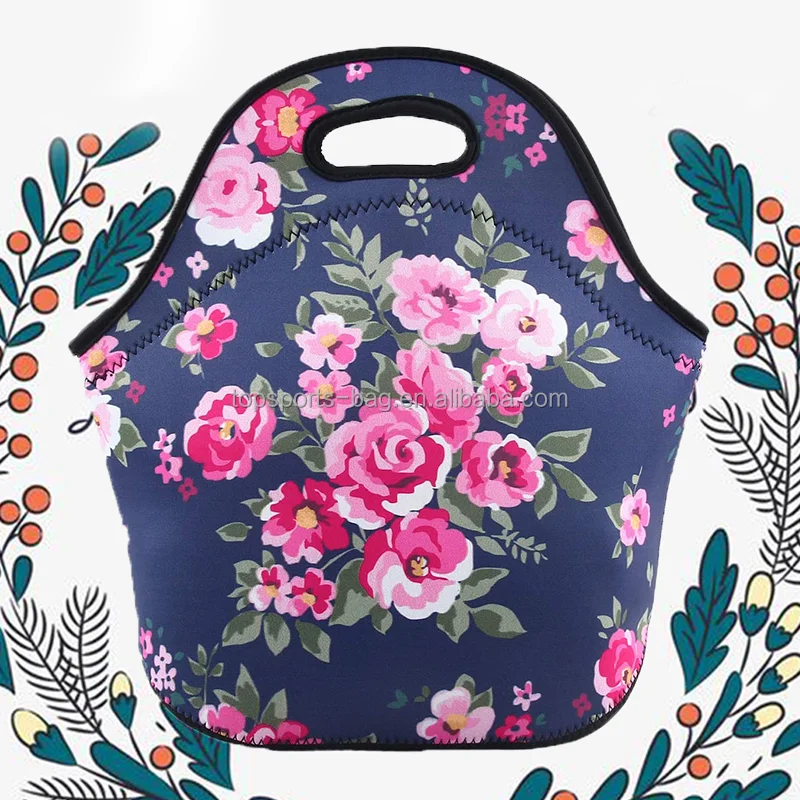 Floral Women Hiking Neoprene Travel Lunch Bag Carrier Tote Food Container 
Floral Women Hiking Neoprene Travel Lunch Bag Carrier Tote Food Container