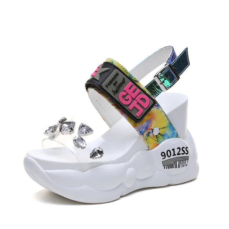 Super high heel high quality low price wholesale China fashion ladies wedge platform sandals for women, White ,yellow
Super high heel high quality low price wholesale China fashion ladies wedge platform sandals for women, White ,yellow