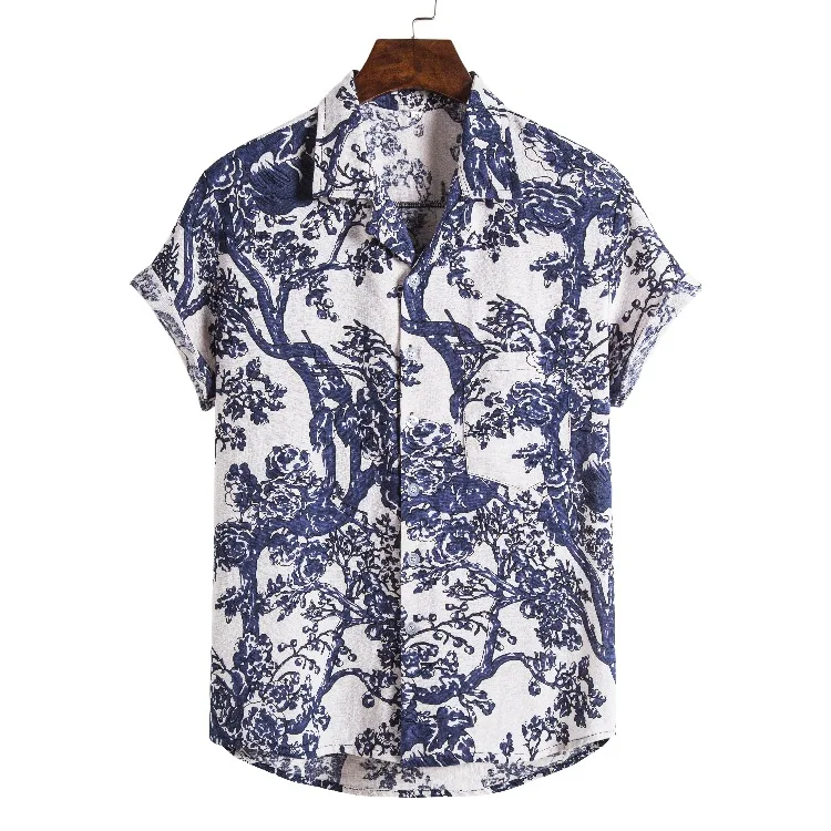 Casual Summer Shirts Men's Floral Tops Loose Surf Shirts Men's Hawaiian Short Sleeve Shirts
Casual Summer Shirts Men's Floral Tops Loose Surf Shirts Men's Hawaiian Short Sleeve Shirts