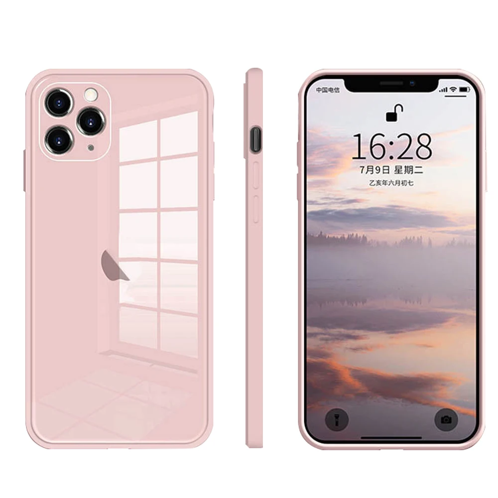 Fashion Tempered Glass Back Covers Waterproof Square Hard Luxury Phone Case For iPhone 12 11, Multi
Fashion Tempered Glass Back Covers Waterproof Square Hard Luxury Phone Case For iPhone 12 11, Multi
