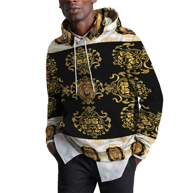 Fashion Casual hooded men's fall loose long sleeve mens pullover bulk animal print personality sweater joker hoodies
Fashion Casual hooded men's fall loose long sleeve mens pullover bulk animal print personality sweater joker hoodies