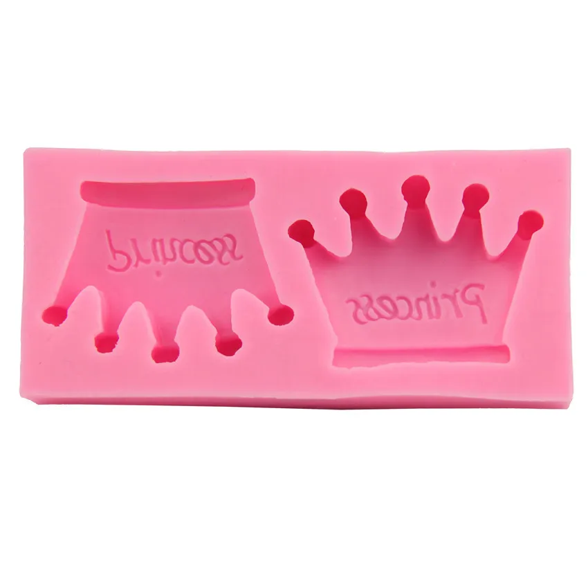 Custom princess crown silicone mold DIY handmade chocolate cake decoration tools, Pink
Custom princess crown silicone mold DIY handmade chocolate cake decoration tools, Pink