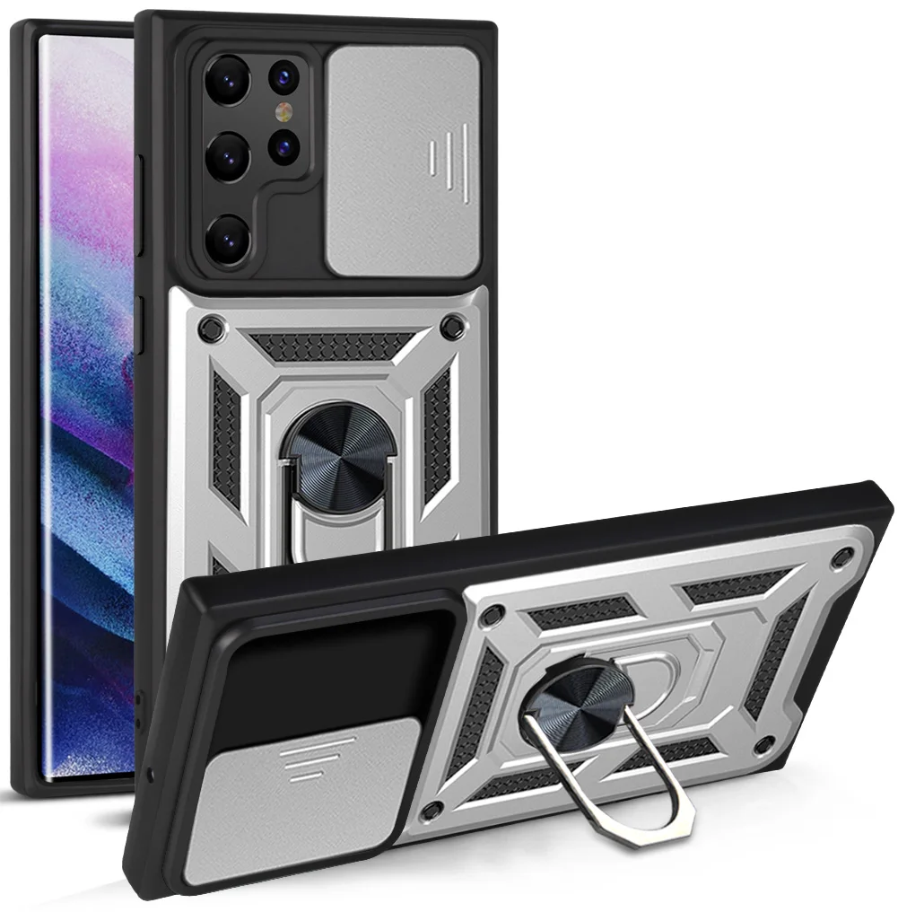 for samsung galaxy s22 ultra case slide camera lens protection magnetic kickstand 2 in 1 mobile phone cover for samsung s22, 7 colors
for samsung galaxy s22 ultra case slide camera lens protection magnetic kickstand 2 in 1 mobile phone cover for samsung s22, 7 colors
