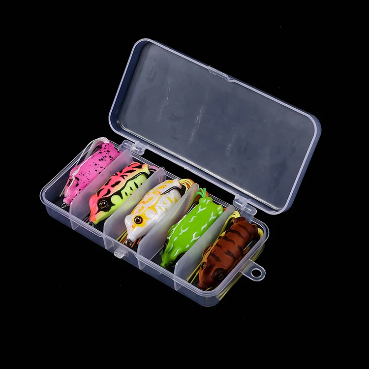 5pcs 5.5cm 12g Artificial Soft Frog Lure Fishing Bait Double Hook Top Water Floating 5pcs/set
5pcs 5.5cm 12g Artificial Soft Frog Lure Fishing Bait Double Hook Top Water Floating 5pcs/set