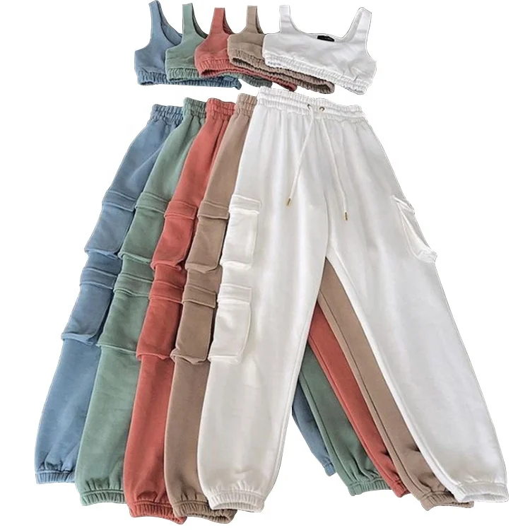 Fashion Women's Casual Three Dimensional Pockets Vest Two Piece Lace Up Sports Long Trousers, Customized color
Fashion Women's Casual Three Dimensional Pockets Vest Two Piece Lace Up Sports Long Trousers, Customized color