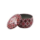 Recycling candy round box packaging spice metal candle tins