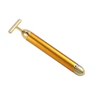 Factory Supply electric vibrating facial massager Japan 24k gold energy beauty bar for V-face