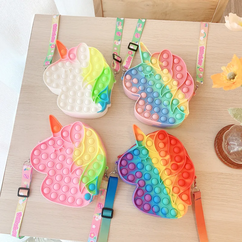 Big size push bubble cross body bag shoulder bag handbag fidget pop it silicone unicorn purse for kids
Big size push bubble cross body bag shoulder bag handbag fidget pop it silicone unicorn purse for kids