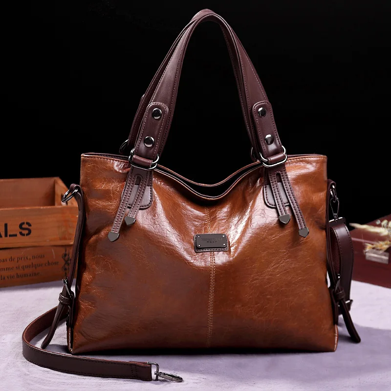 2021 New vintage fashion Tote for women casual soft leather Burgundy shoulder diagonal large capacity handbag women
2021 New vintage fashion Tote for women casual soft leather Burgundy shoulder diagonal large capacity handbag women